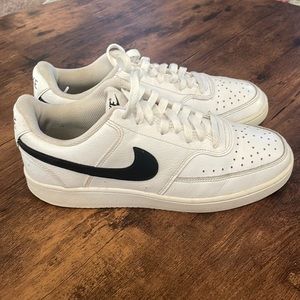 White and black Nike Air Force 1